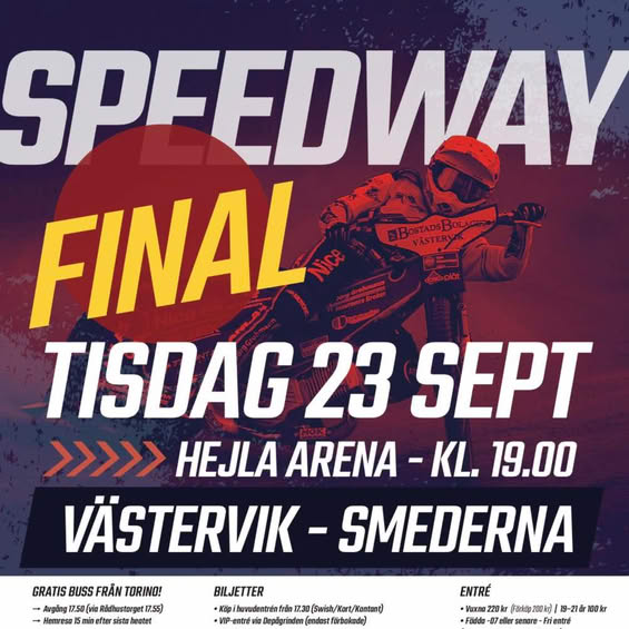SM-final på Hejla Arena